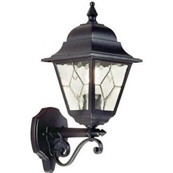 Aplique de exterior Norfolk NR1 - color negro de 45 cm