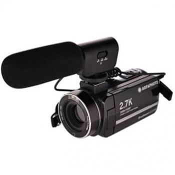Caméscope Digital AgfaPhoto Realimove CC2700 - Vídeo 2.7K, 24MP, Pantalla Táctil 3'', Zoom 18X, Control Remoto, 2 Baterías, Mic