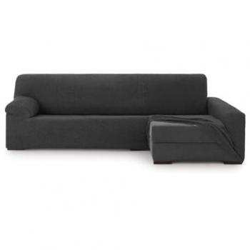 Funda para chaise longue de brazo largo derecho Eysa Thor Antracita Gris oscuro 170 x 110 x 310 cm