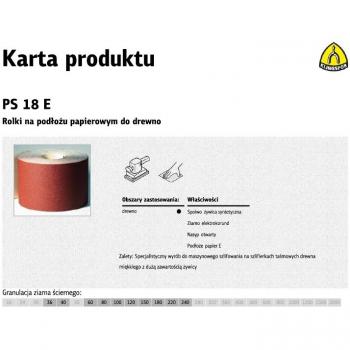 Klingspor Rolka en Podložiu Papierowym PS18E 150mm Gr.220 (50mb)