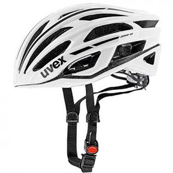 Uvex Race 5 - Casco ciclismo, color blanco, talla 58-62