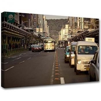 Tráfico de ciudad ct29 moderno Impresión sobre lienzo 100x70