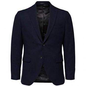SELECTED HOMME Slhslim-myloiver Dk BLZ B Noos Chaqueta de Traje, Azul