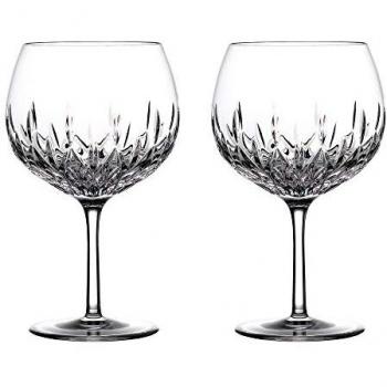 Waterford Gin Journeys Lismore Balloon Glass, Set of 2, Crystal, 550 milliliters, Clear - Engrave with a personalised message