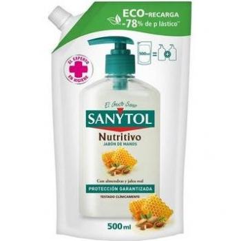 Sanytol Jabón Antibacteriano Nutritivo Eco Recambio 500ml