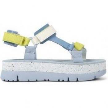 Camper Oruga Sandalias de Piel para Mujer - Azul
