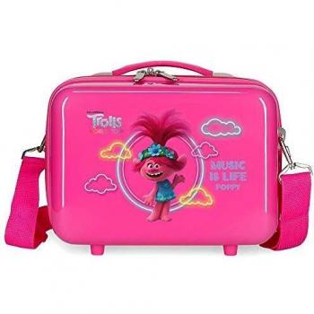 Trolls Music is Life Nececer Adaptable Rosa 29x21x15 cms ABS