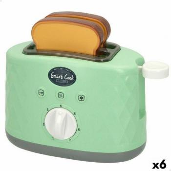 Tostadora de Juguete Colorbaby con Sonido, 18 x 11,5 x 9,5 cm (6 Unidades)