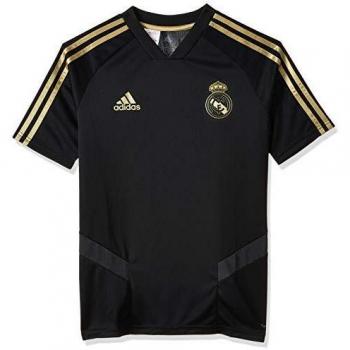 adidas Real TR JSY Y Camiseta, Unisex niños, Negro/Orfúos, 164