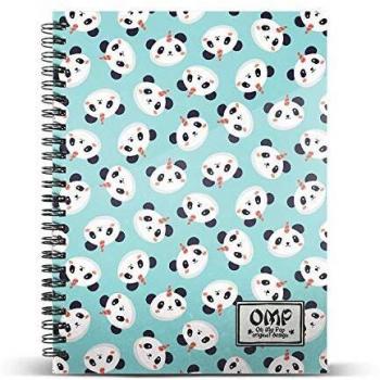 Oh My Pop! Pandicornio-Cuaderno Papel Cuadriculado DIN A4