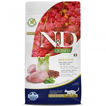 Farmina - Farmina N&D Cordero y Quinoa Cat Digestion Grain Free - 2337 - 1,5 Kg.