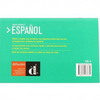 Tablas verbales Español. Nueva edición