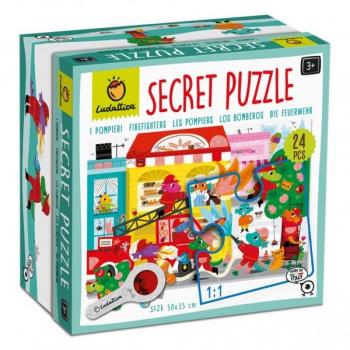 PUZZLE SECRETO BOMBEROS 24 PZS (+3A)