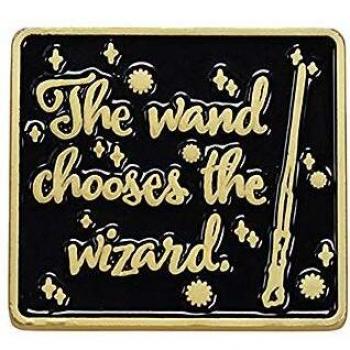 Pin Harry Potter THE WAND CHOOSES THE WIZARD 3x3x0.5 cm