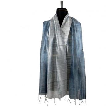 BenThai Products - Bufanda - para mujer Gris Gris Plata
