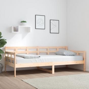 Sofá cama de madera maciza de pino 90x200 cm