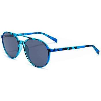 Italia Independent Unisex Sunglasses 0038-147-027 Blue Acetate 53mm Category 3 Protection
