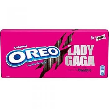 Oreo Original Galletas de Cacao, Rellenas de Crema, Pack de 5 Bolsitas, 220g