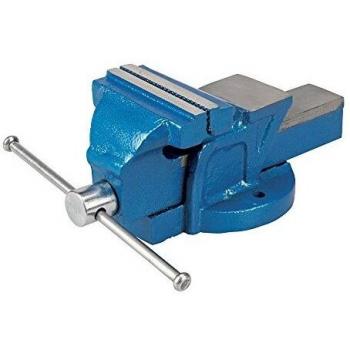 Tornillo de banco Silverline 100 mm (4) - Capacidad de mandíbula 120 mm, 4.5 kg