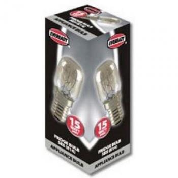 Bombilla frigorífico Eveready 15W SES blanca transparente
