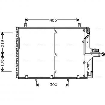 Condensador de aire acondicionado AVA COOLING MS5169, tipo: condensador, características: compatible con modelos PRASCO, diseño eficiente para refrigeración, fácil instalación y mantenimiento