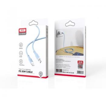 Cable USB-C a Lightning XO NB208A PD 1m 20W Azul