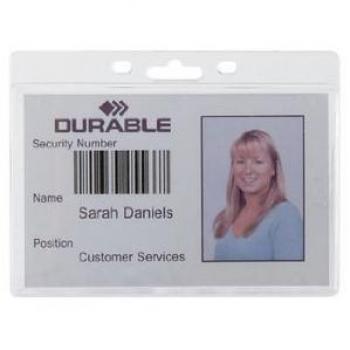 Durable 999108012 Enclosed Proximity Card Holder without Clip