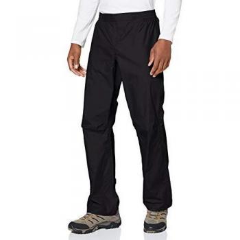 Pantalones Antip lluvia VAUDE Drop Pants II para Hombre, Negro, Talla XXL/Largo