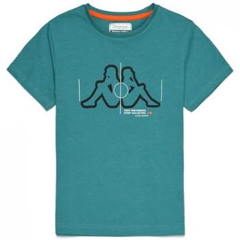 Kappa Camiseta de Manga Corta Bollengo Verde Infantil