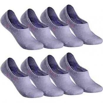 Falechay Calcetines Invisibles Tobilleros Mujer hombre 8 Pares-Blanco 39-42