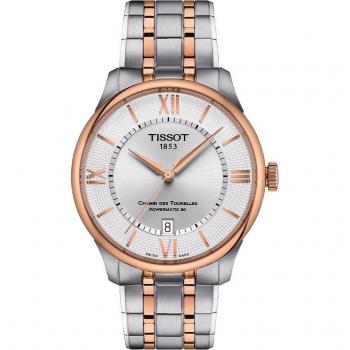 Tissot Chemin Des Tourelles Powermatic 80 39mm Men's Watch - Silver/Gold