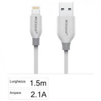 Cable de Datos USB a Lightning 2.1A 1.5m para iPhone F-IP029