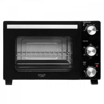 Adler Electric Oven AD 6024 | 22L | 1300W | Black | 5 Baking Modes