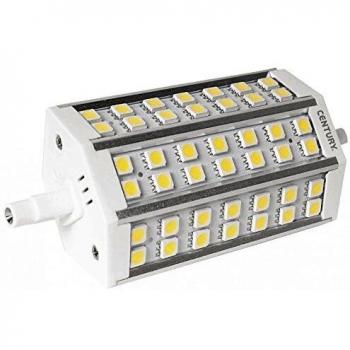 Century exa-101230 EXA Flat LED, 118 mm LED, casquillo R7s, 10 W, 3000 K, 1000 lm, plástico, blanco