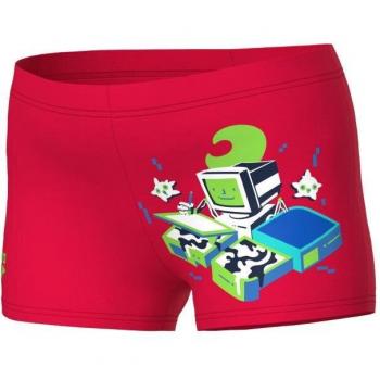 Bañador de niño short Arena Game Swim rojo (2-3 años)