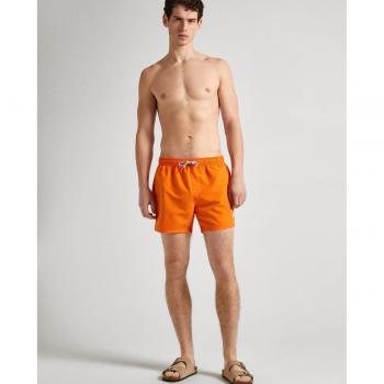 BaÃ±ador de hombre Pepe Jeans en color naranja con detalles de goma