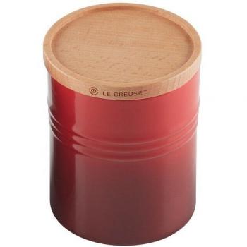Bote cerámico Le Creuset con tapa de madera 540 ml