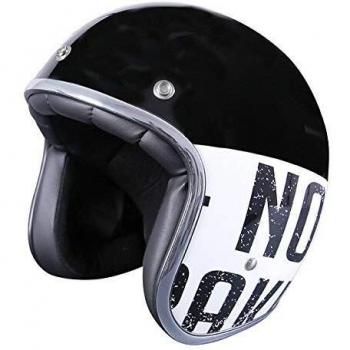Stormer Casco Jet Pearl brakin negro blanco talla XL