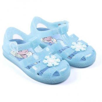 Sandalias Frozen 72900 azul claro Niña con diseño de personajes de Frozen, color azul claro, talla 27