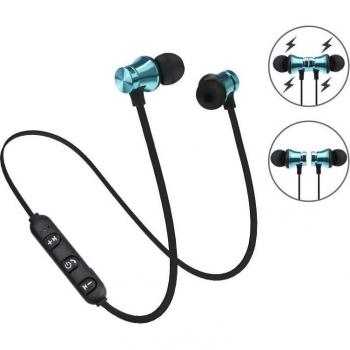 Auriculares Inalámbricos Estéreo Bass S8 con Micrófono y Imán, Auriculares Deportivos Bluetooth In-Ear