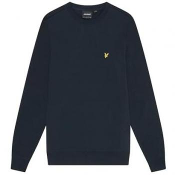 Lyle & Scott Men's Hybrid Sweatshirt - Navy & Black, Medium Size