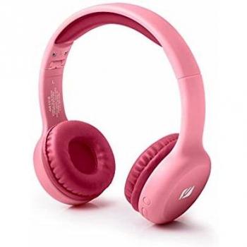 Muse M-215BTP Wireless Bluetooth Kids Headphones - Over-Ear, Pink