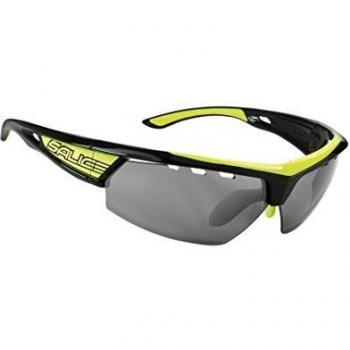 Salice 005 RW B Black-Yellow Men's Sunglasses Size 72