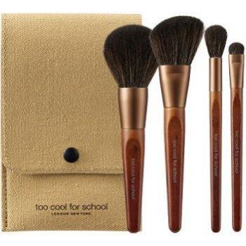 Too Cool For School - Vegan Artist Brush Set - 4 Pcs