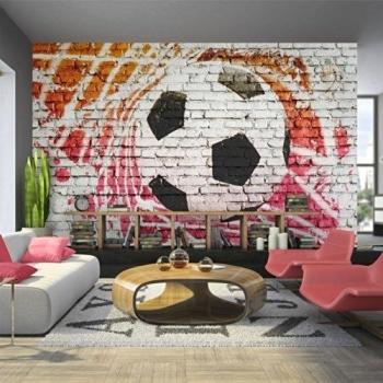 murando Fotomurales 400x280 cm XXL Papel pintado tejido no tejido Decoración de Pared decorativos Murales moderna de Diseno Fotográfico Futbol 10110902-4