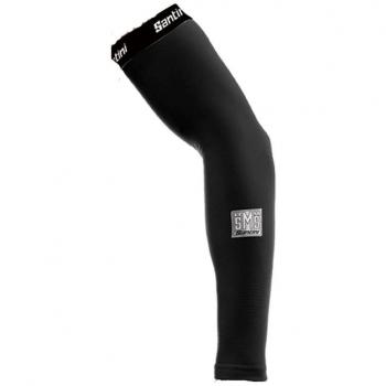 Santini 365 Totem - Manguitos de Ciclismo para Hombre, Color Negro, Talla XS/S