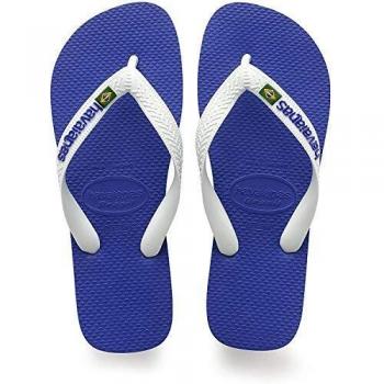 Havaianas Brasil Logo Blue Children's Flip Flops