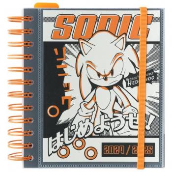 Agenda Escolar 2024/2025 Día Página M 11 Meses Sonic de Erik Editores