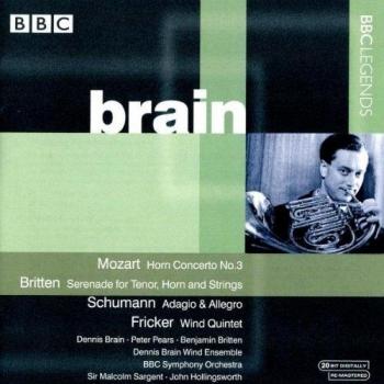 Mozart : Concerto Pour Cor N°3 - Britten : Sérénade Pour Ténor, Cor & Cordes...