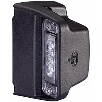 Luz LED para matrícula Hella 24V 93x66x63 mm con montaje lateral, modelo 2KA010278-021